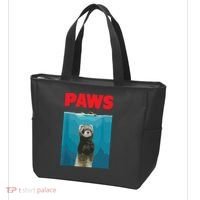 Paws Ferret Funny Parody Ferret Lover Gift Tote Bag thumb 3