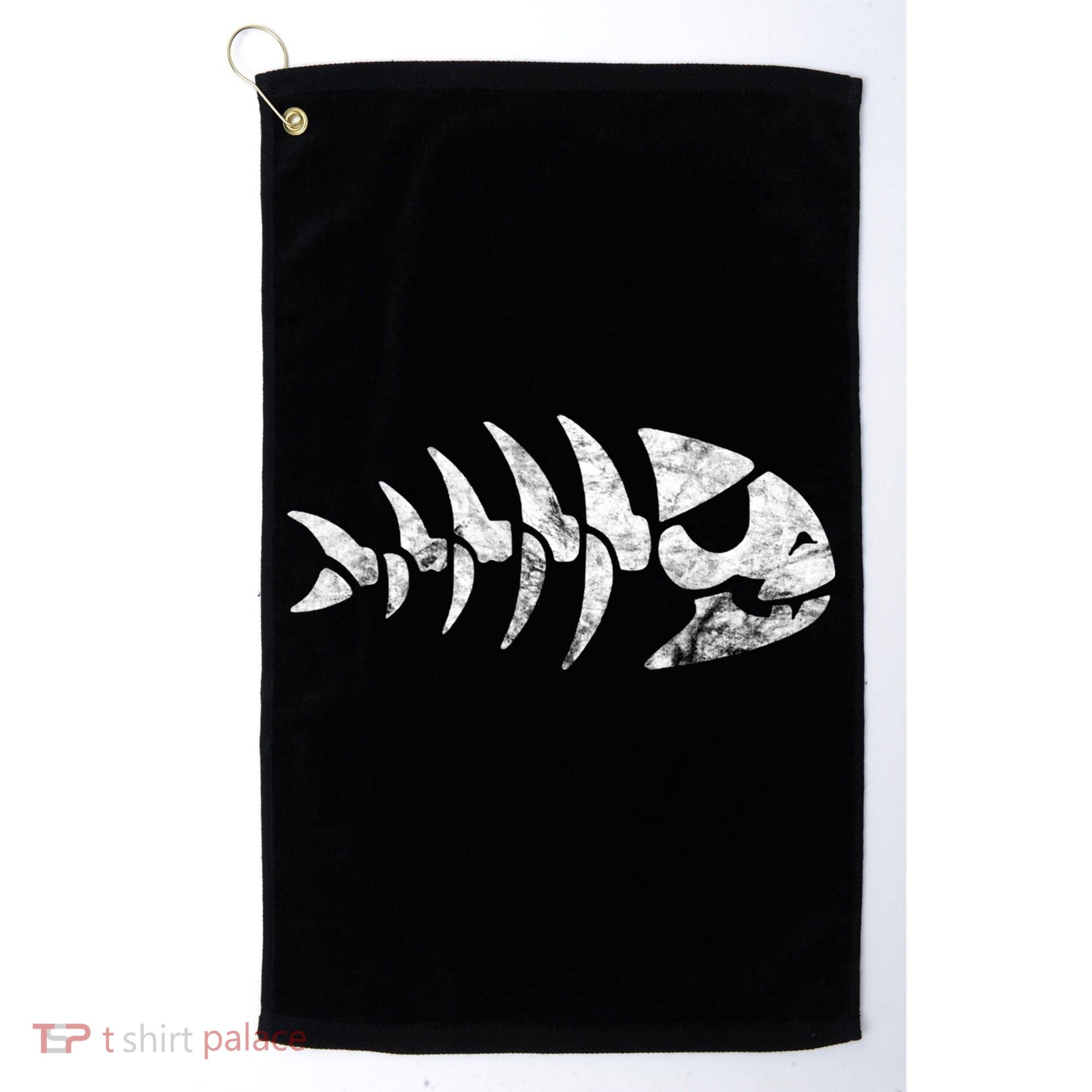 Pirate Fish Fsm Church Pastafarian Flying Spaghetti Monster Gift Golf Towel