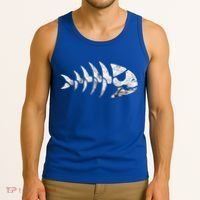 Pirate Fish Fsm Church Pastafarian Flying Spaghetti Monster Gift Tank Top thumb 3