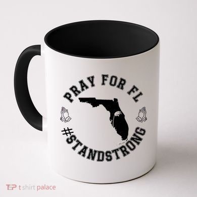 Pray For Florida Stand Strong Hurricane Coffee Mug