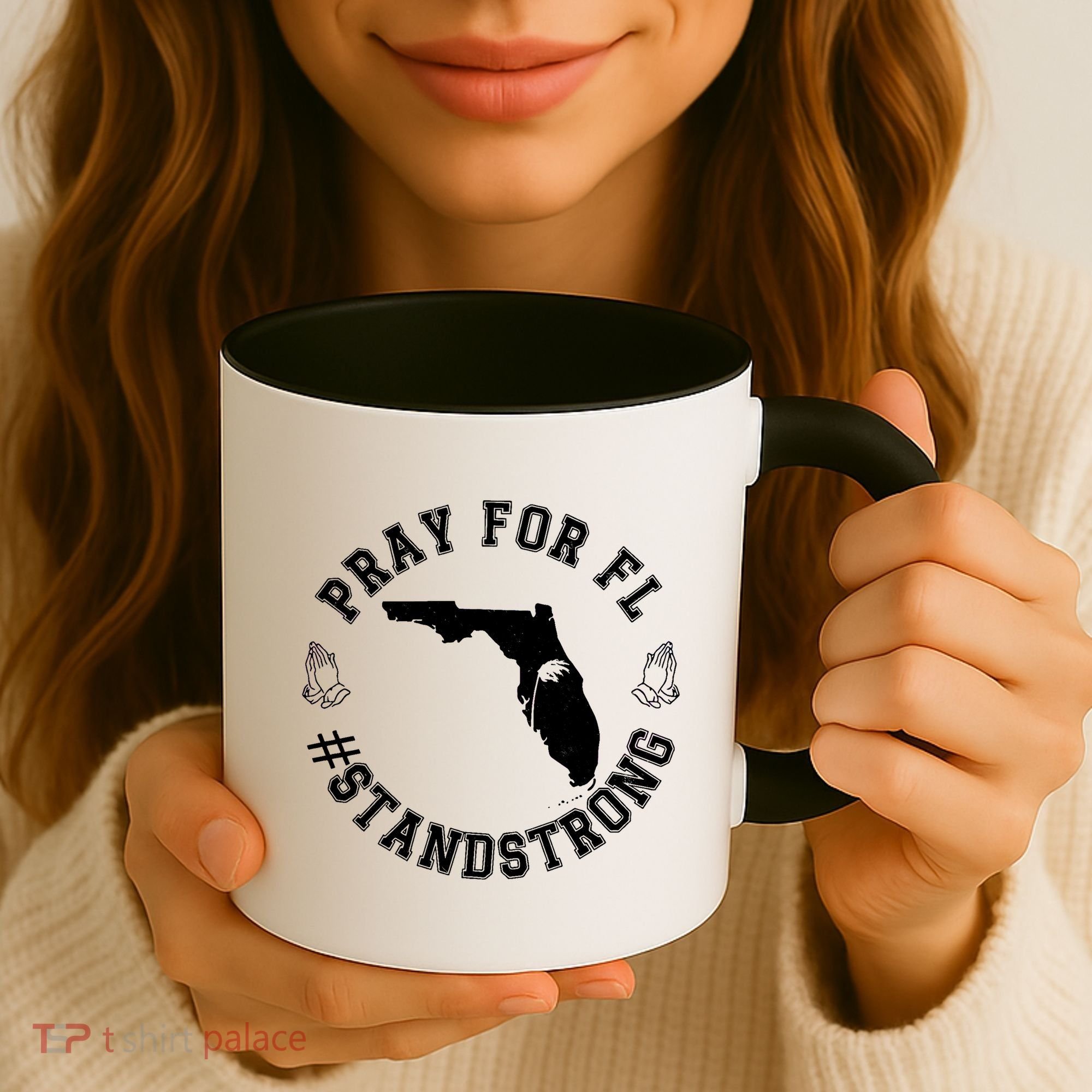 Pray For Florida Stand Strong Hurricane Coffee Mug