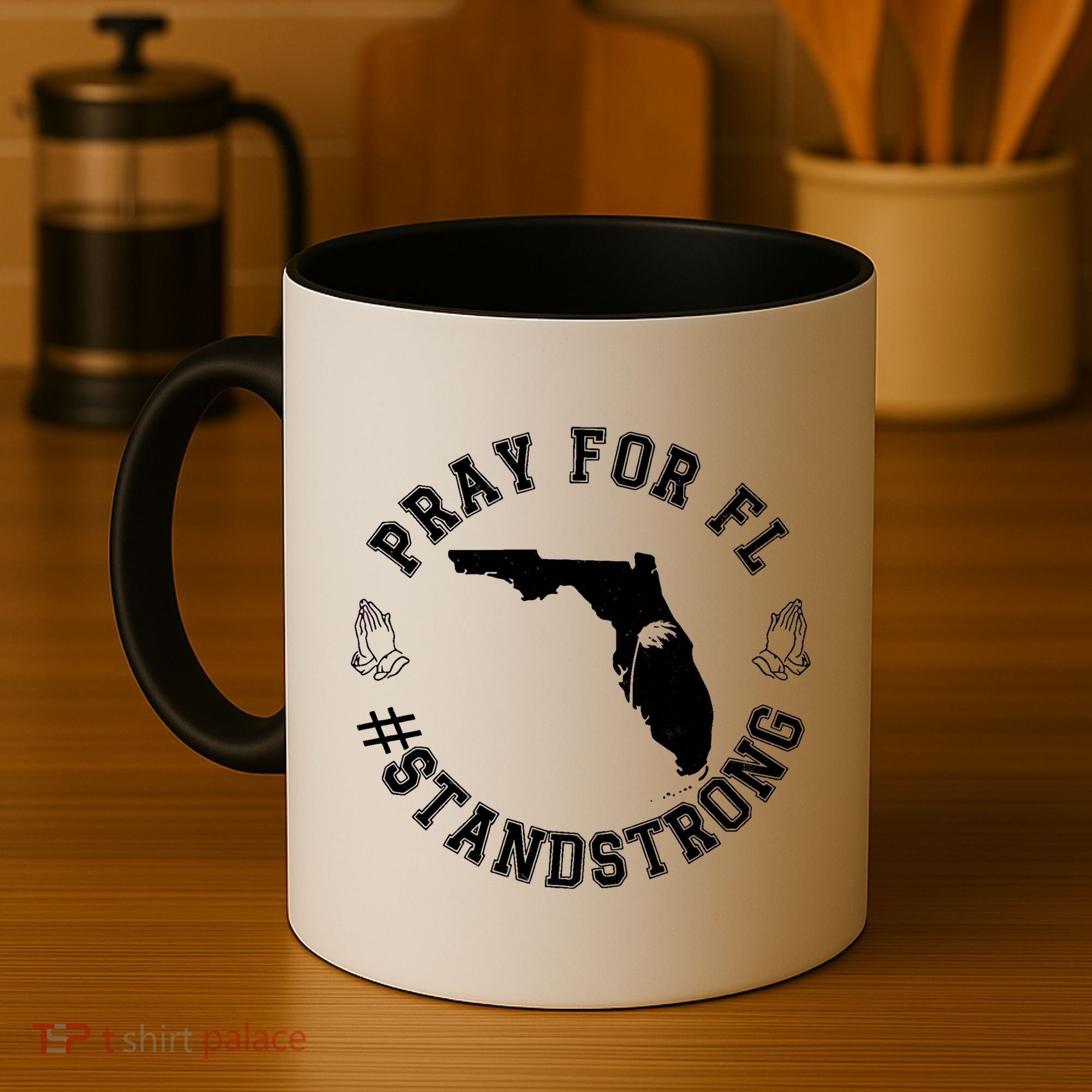 Pray For Florida Stand Strong Hurricane Coffee Mug
