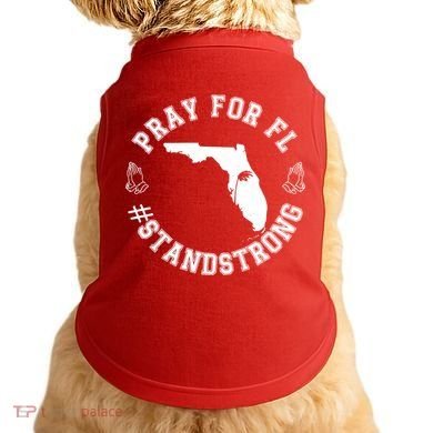 Pray For Florida Stand Strong Hurricane Doggie Tank