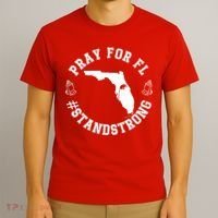 Pray For Florida Stand Strong Hurricane T-Shirt thumb 3