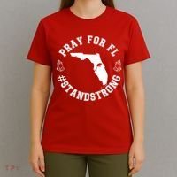 Pray For Florida Stand Strong Hurricane T-Shirt thumb 4