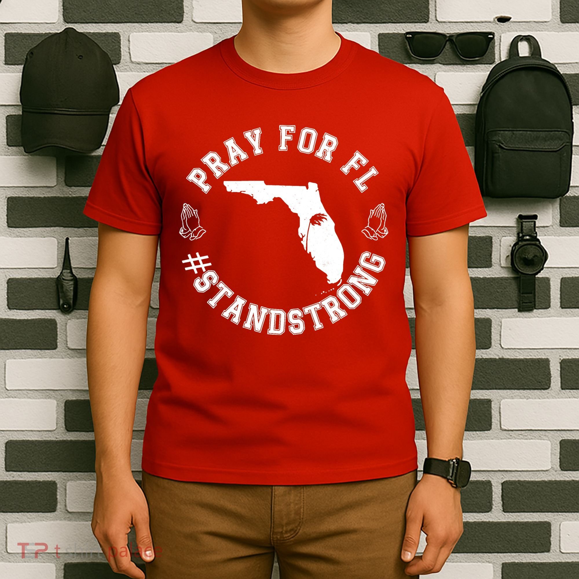 Pray For Florida Stand Strong Hurricane T-Shirt
