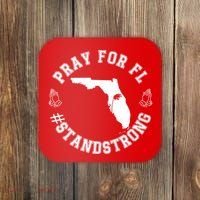Pray For Florida Stand Strong Hurricane Coaster thumb 0