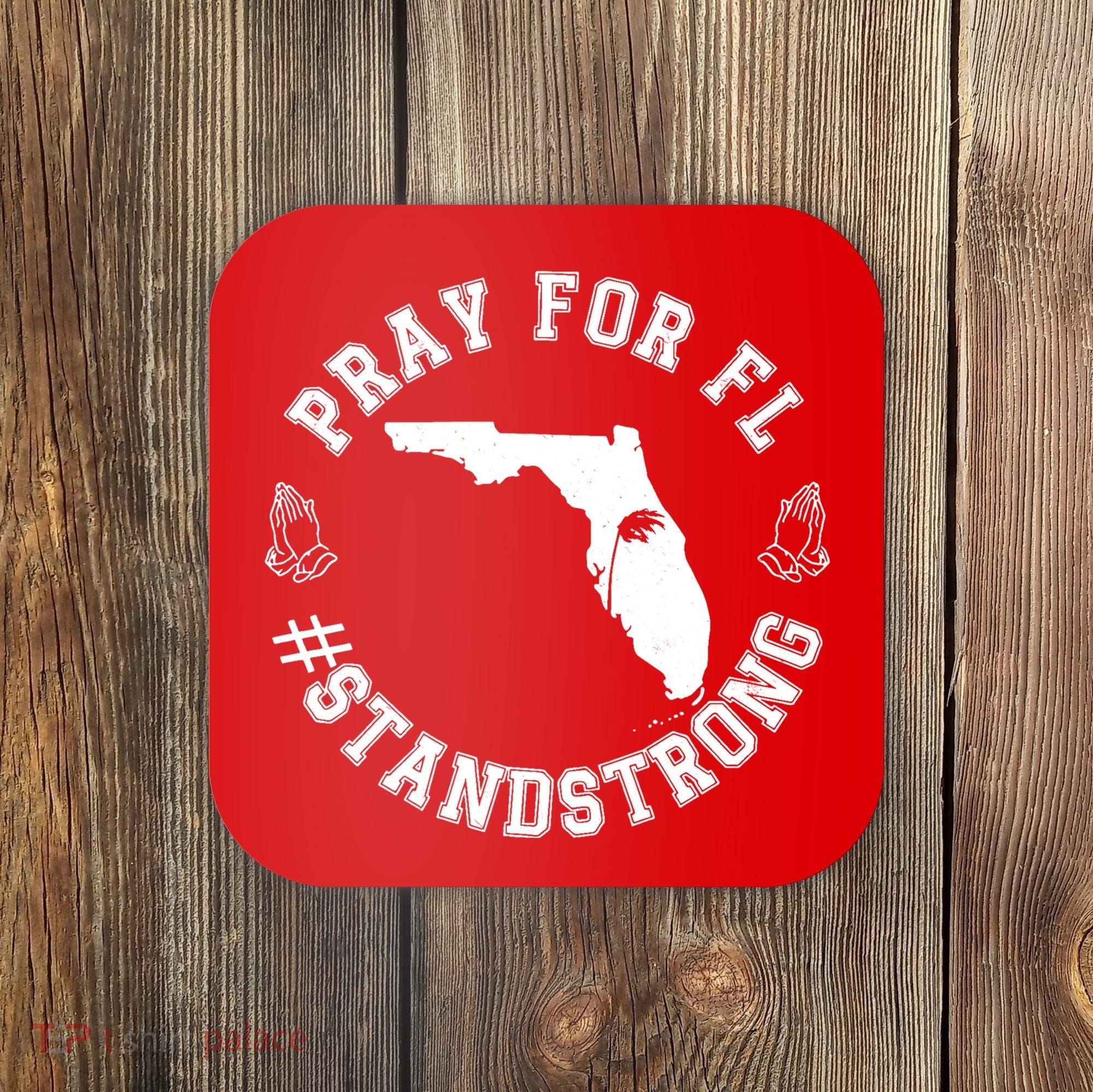 Pray For Florida Stand Strong Hurricane Coaster