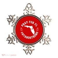 Pray For Florida Stand Strong Hurricane Ornament thumb 0