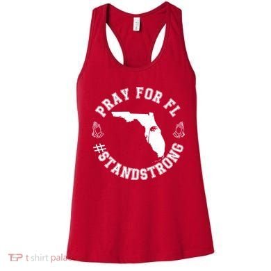 Pray For Florida Stand Strong Hurricane Women's Tank Top