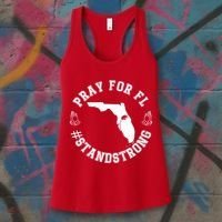 Pray For Florida Stand Strong Hurricane Women's Tank Top thumb 3