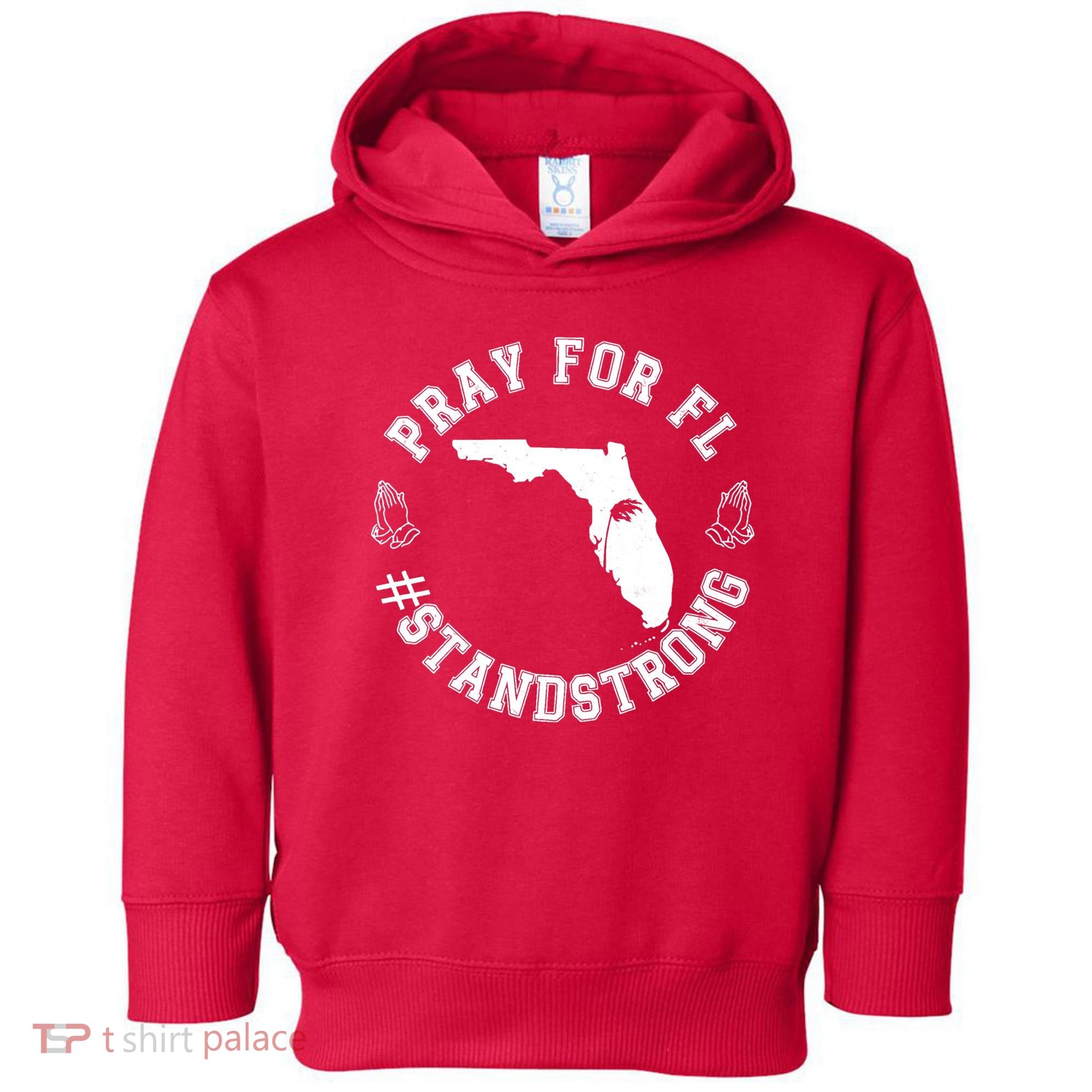 Pray For Florida Stand Strong Hurricane Toddler Hoodie