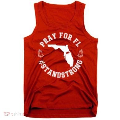 Pray For Florida Stand Strong Hurricane Tank Top