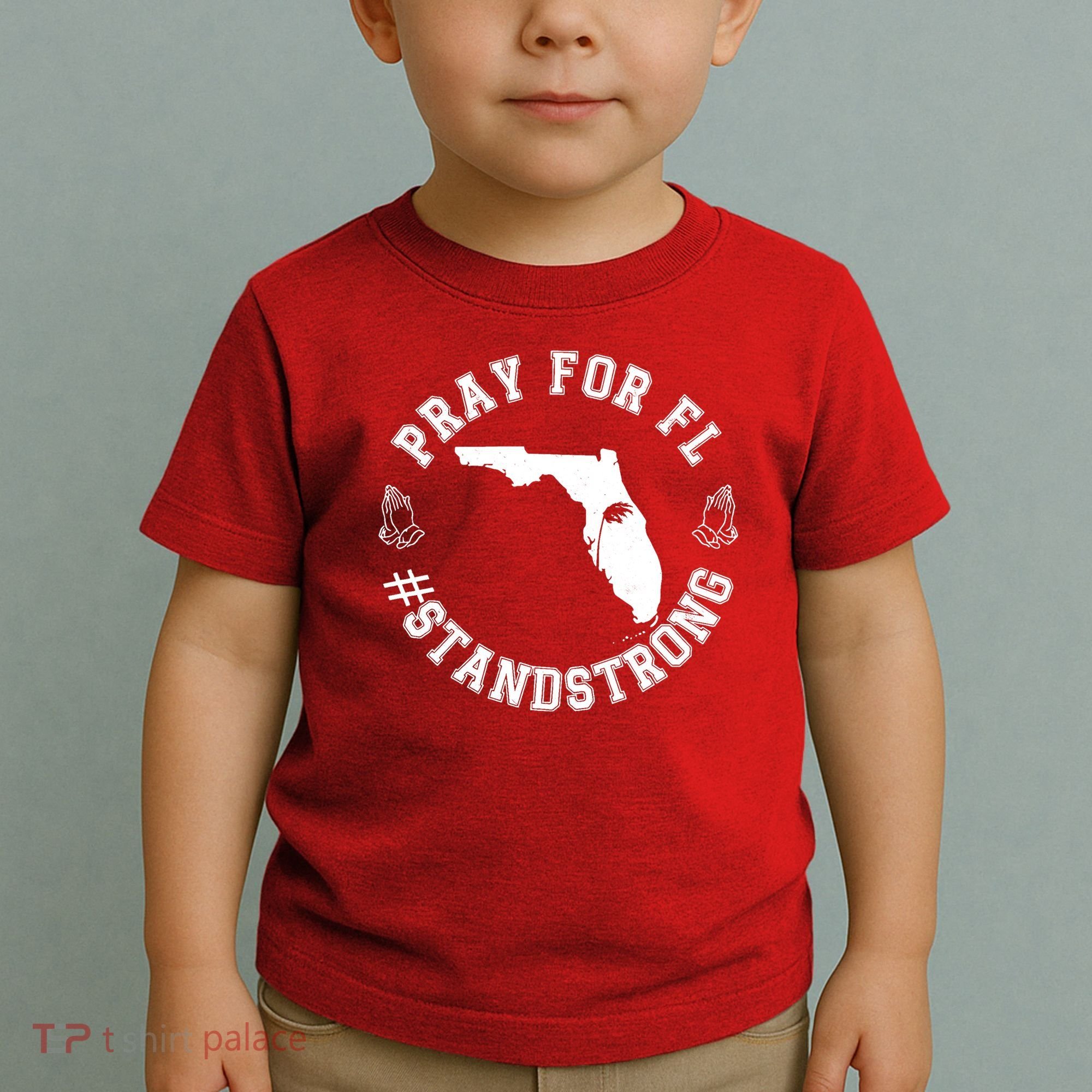 Pray For Florida Stand Strong Hurricane Toddler T-Shirt