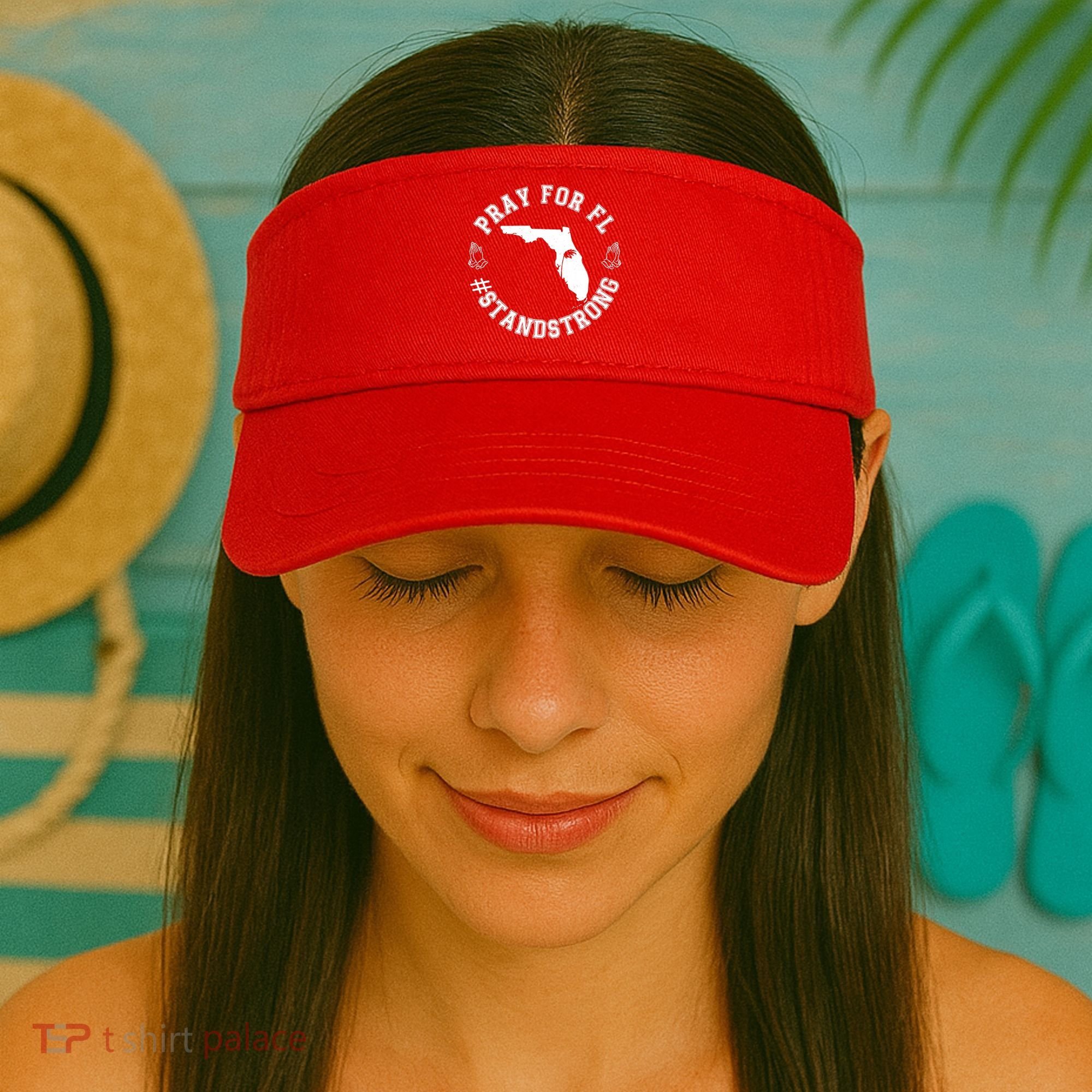 Pray For Florida Stand Strong Hurricane Visor