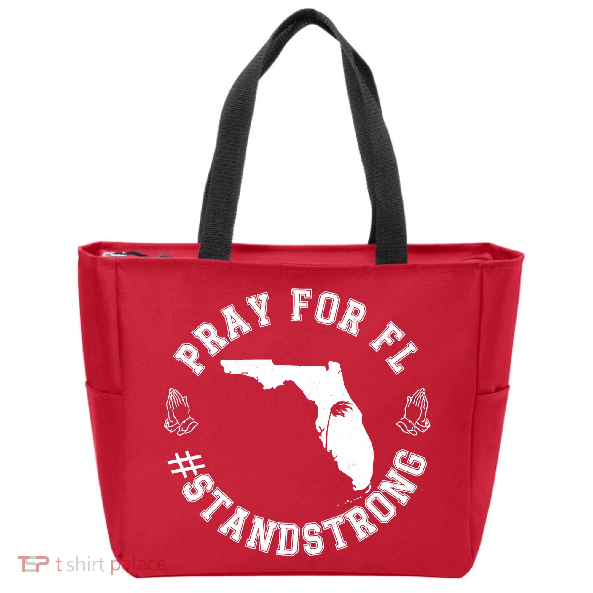 Pray For Florida Stand Strong Hurricane Tote Bag