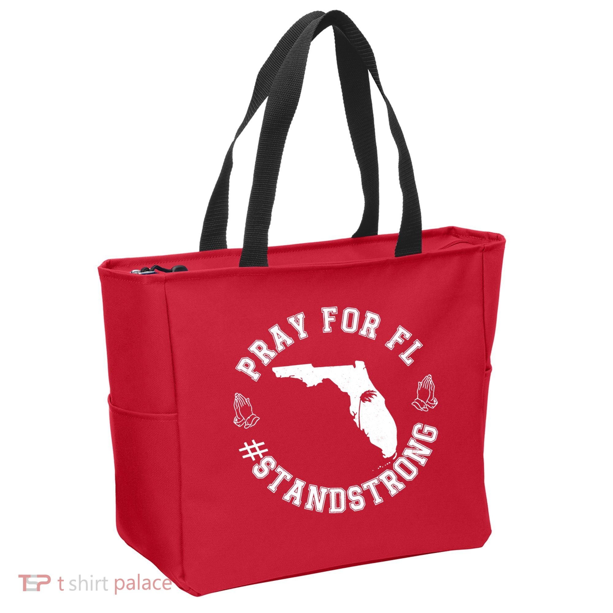 Pray For Florida Stand Strong Hurricane Tote Bag