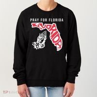 Pray For Florida Hurricane Milton Awareness Women's Sweatshirt thumb 0