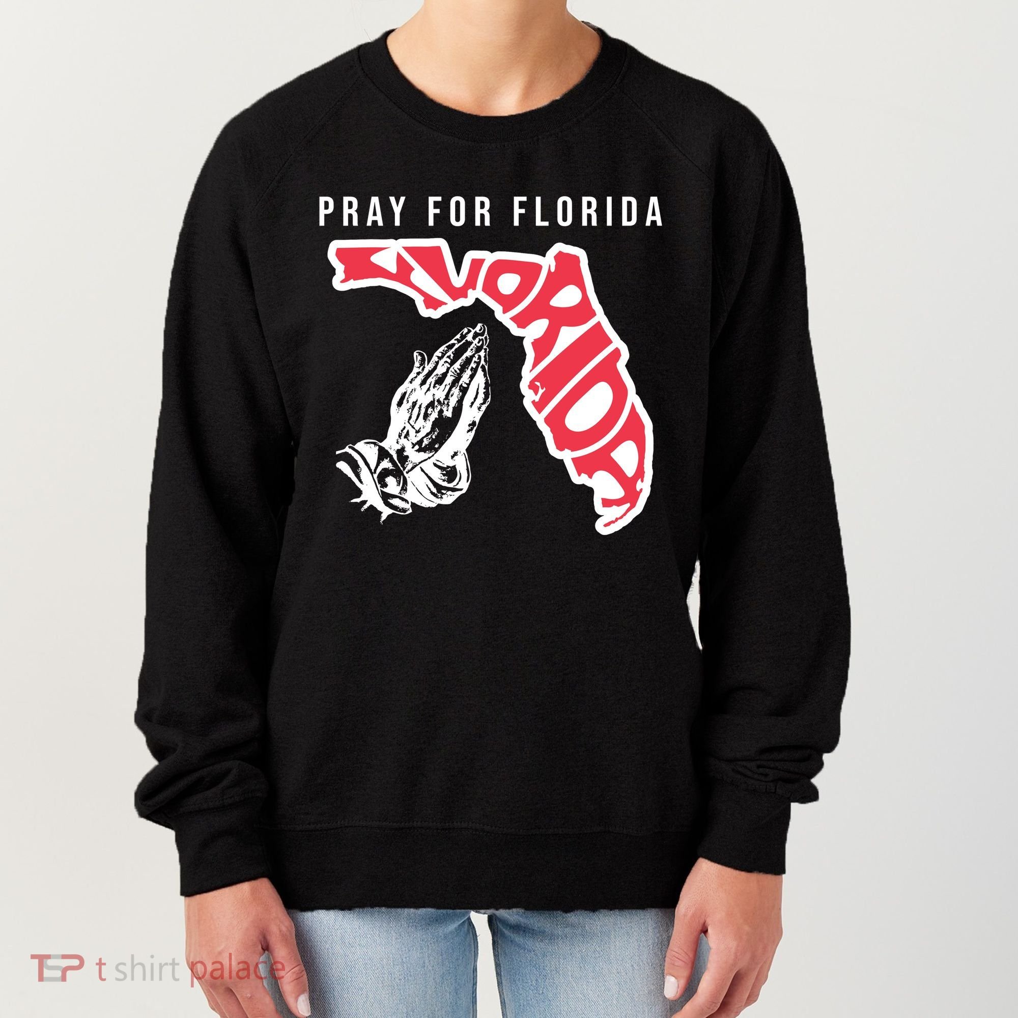 Pray For Florida Hurricane Milton Awareness Women's Sweatshirt