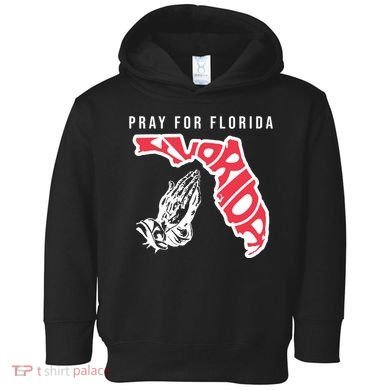 Pray For Florida Hurricane Milton Awareness Toddler Hoodie