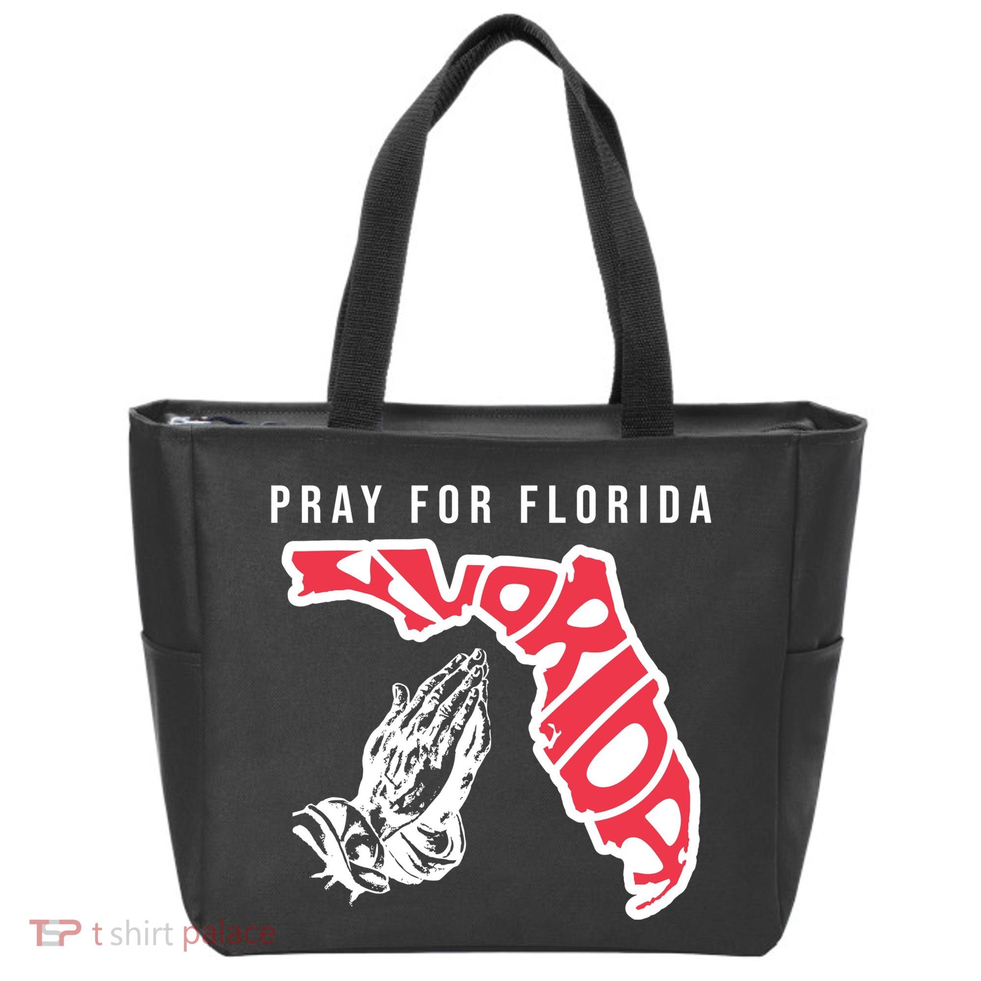 Pray For Florida Hurricane Milton Awareness Tote Bag
