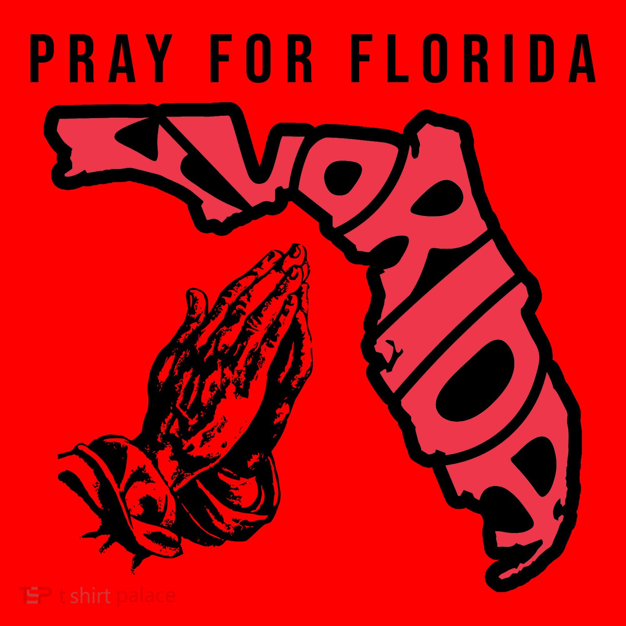Pray For Florida Hurricane Milton Awareness Santa Hat