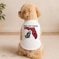 Pray For Florida Hurricane Milton Awareness Doggie Tank thumb 2