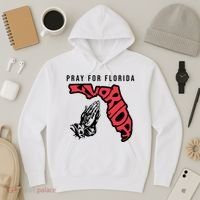 Pray For Florida Hurricane Milton Awareness Hoodie thumb 3