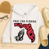 Pray For Florida Hurricane Milton Awareness Hoodie thumb 4
