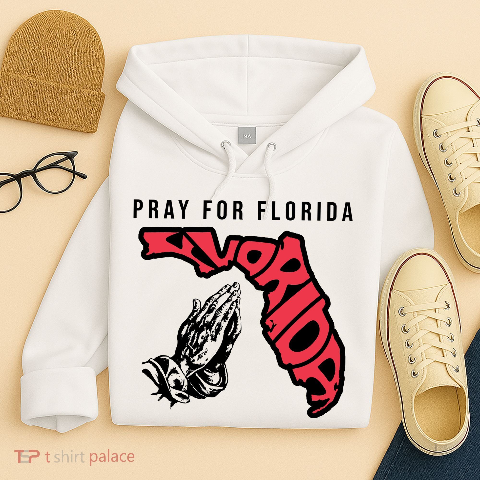 Pray For Florida Hurricane Milton Awareness Hoodie