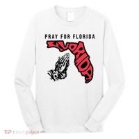 Pray For Florida Hurricane Milton Awareness Long Sleeve Shirt thumb 0