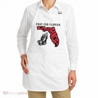 Pray For Florida Hurricane Milton Awareness Apron thumb 2