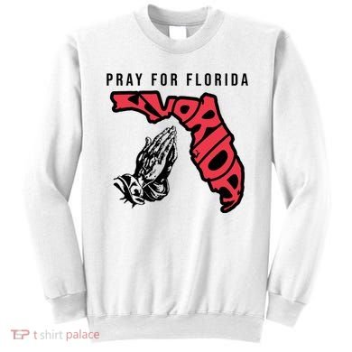 Pray For Florida Hurricane Milton Awareness Sweatshirt