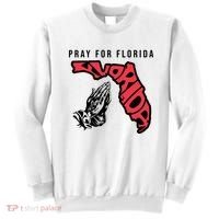 Pray For Florida Hurricane Milton Awareness Sweatshirt thumb 0