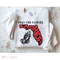 Pray For Florida Hurricane Milton Awareness Sweatshirt thumb 2