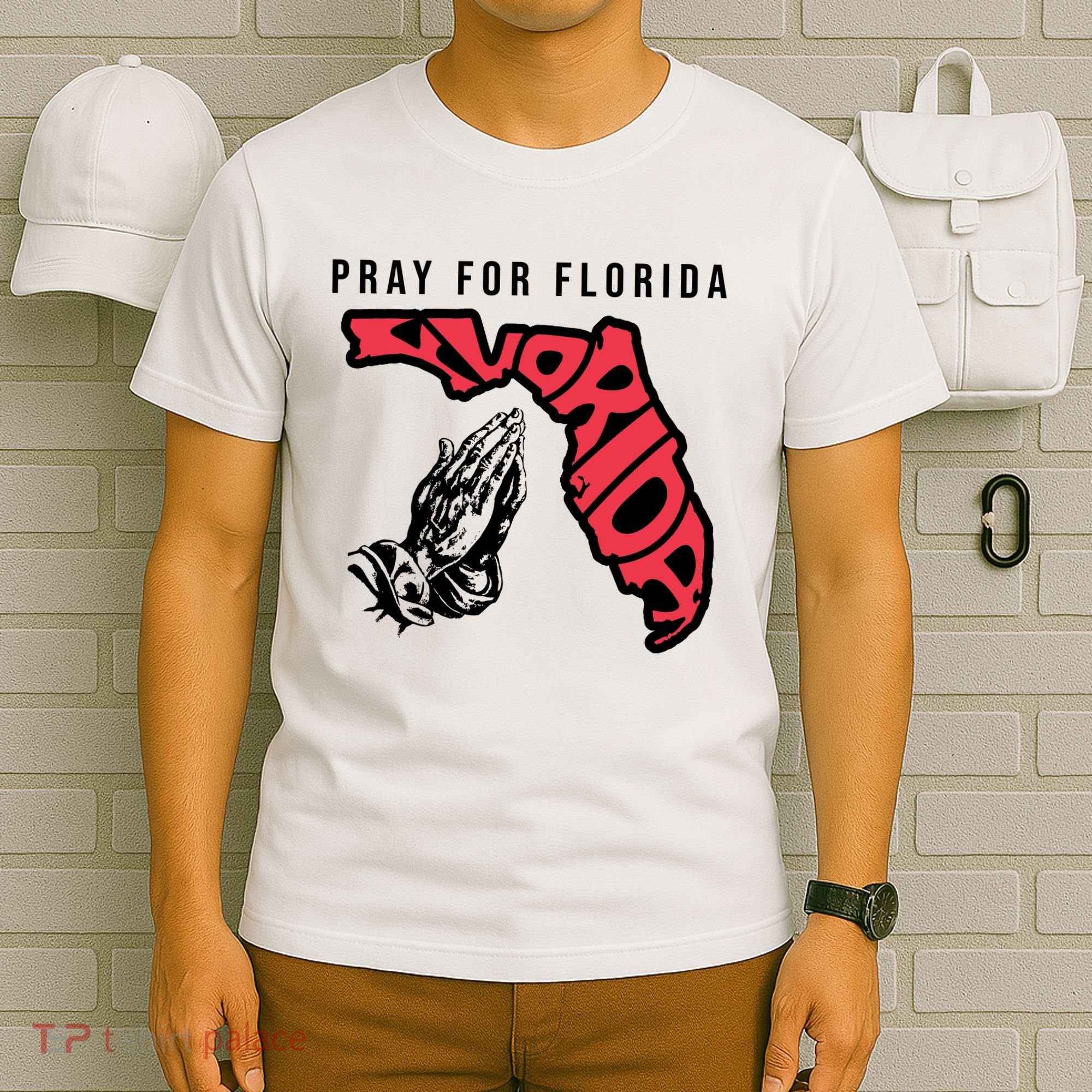 Pray For Florida Hurricane Milton Awareness T-Shirt