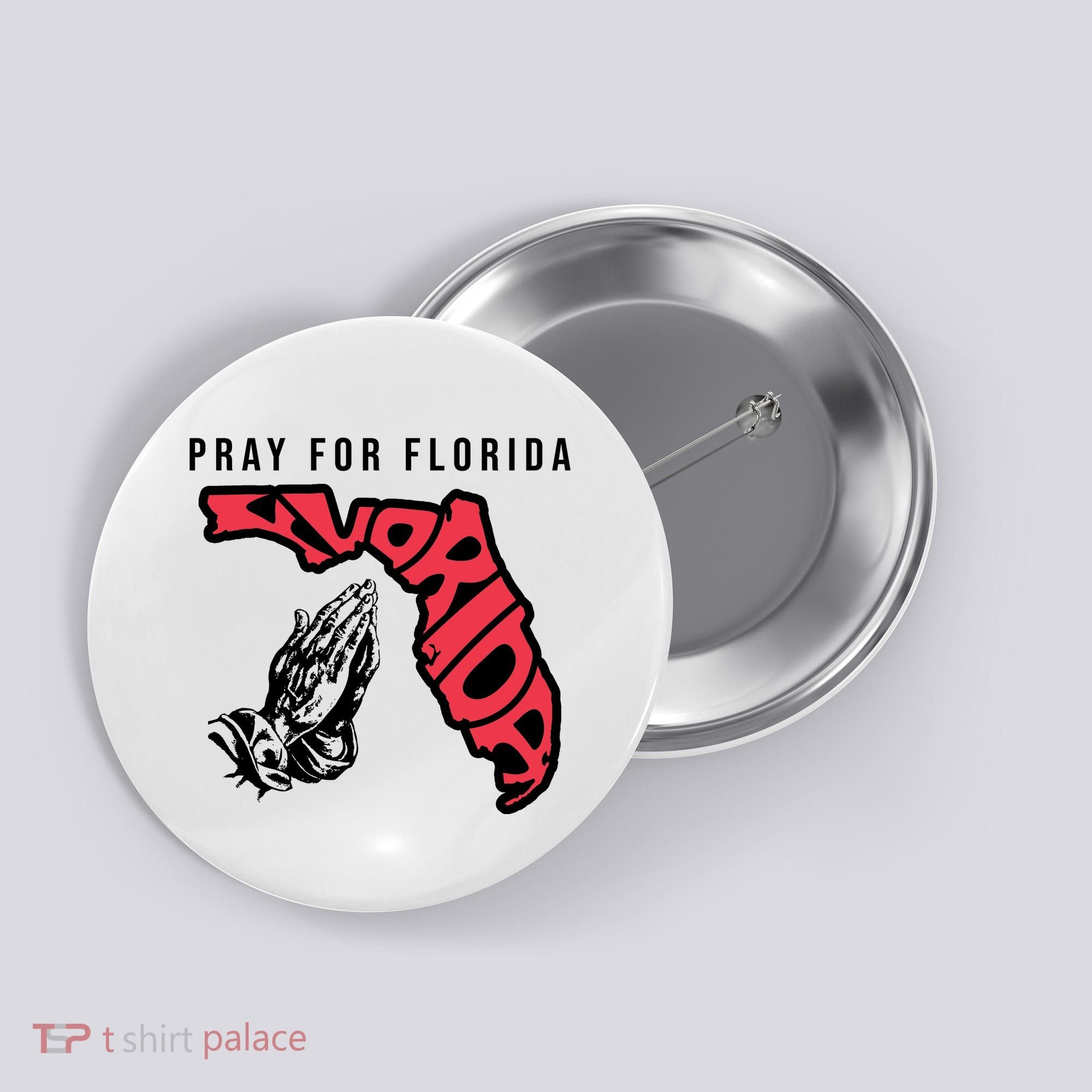 Pray For Florida Hurricane Milton Awareness Button