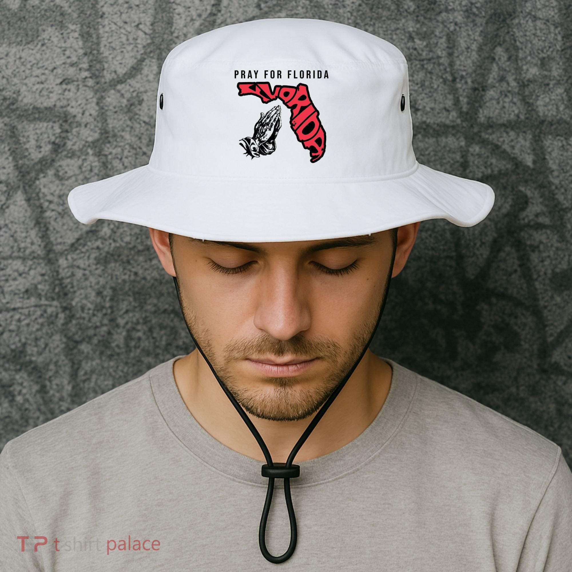 Pray For Florida Hurricane Milton Awareness Bucket Hat