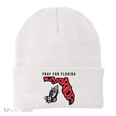 Pray For Florida Hurricane Milton Awareness Beanie