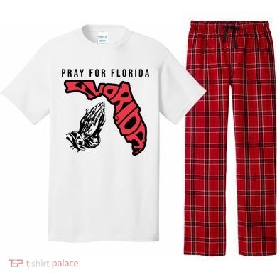 Pray For Florida Hurricane Milton Awareness Pajama Set