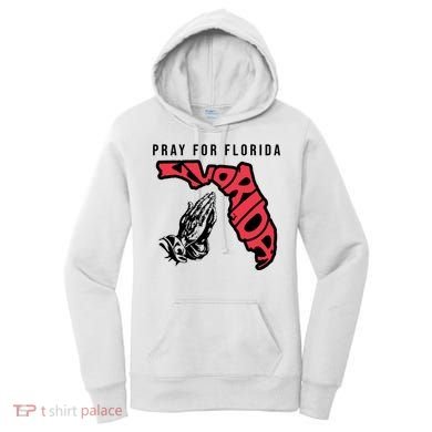 Pray For Florida Hurricane Milton Awareness Women's Hoodie