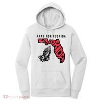 Pray For Florida Hurricane Milton Awareness Women's Hoodie thumb 0