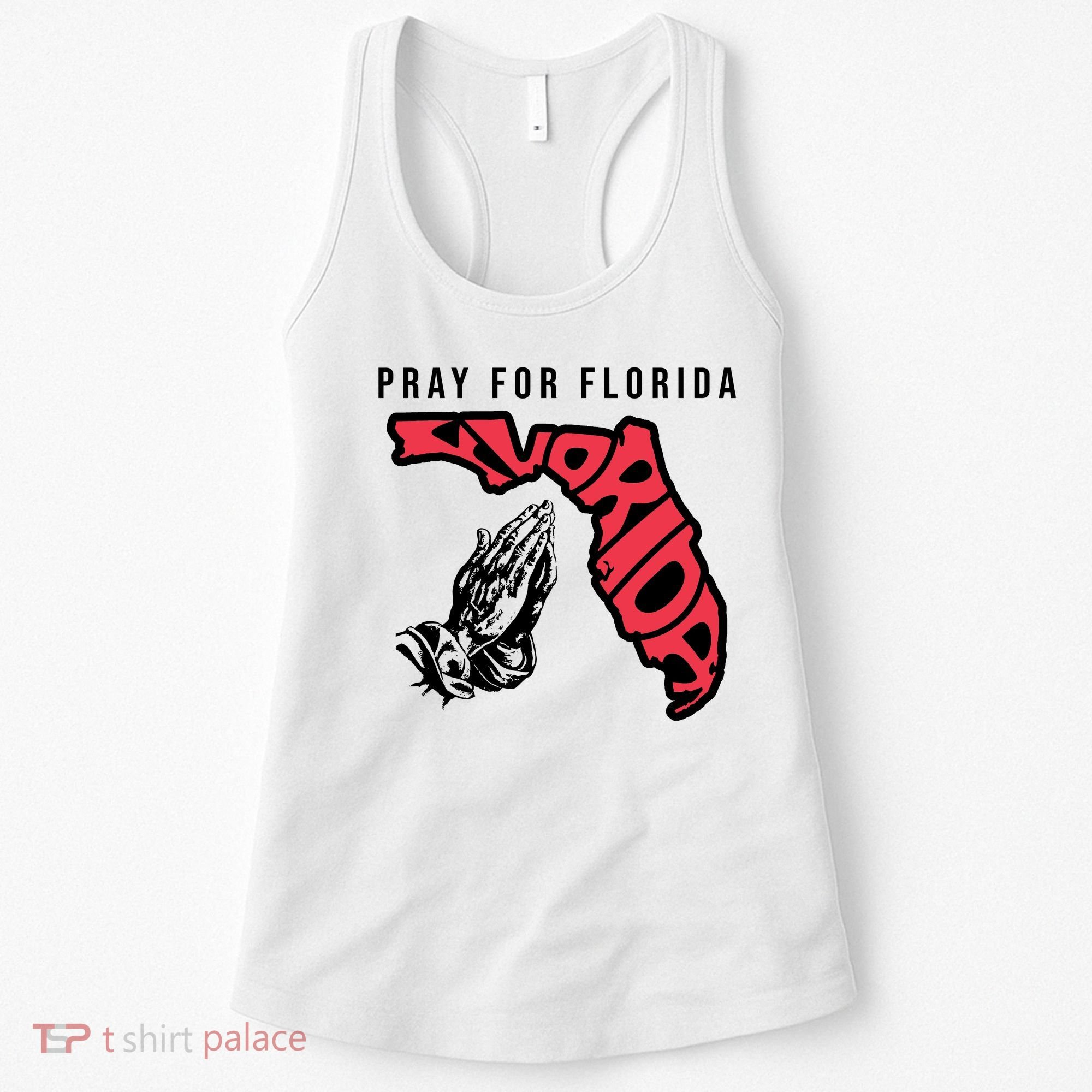 Pray For Florida Hurricane Milton Awareness Women's Tank Top
