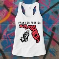 Pray For Florida Hurricane Milton Awareness Women's Tank Top thumb 3