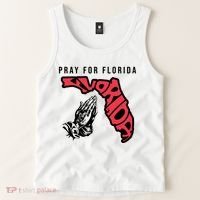 Pray For Florida Hurricane Milton Awareness Tank Top thumb 2