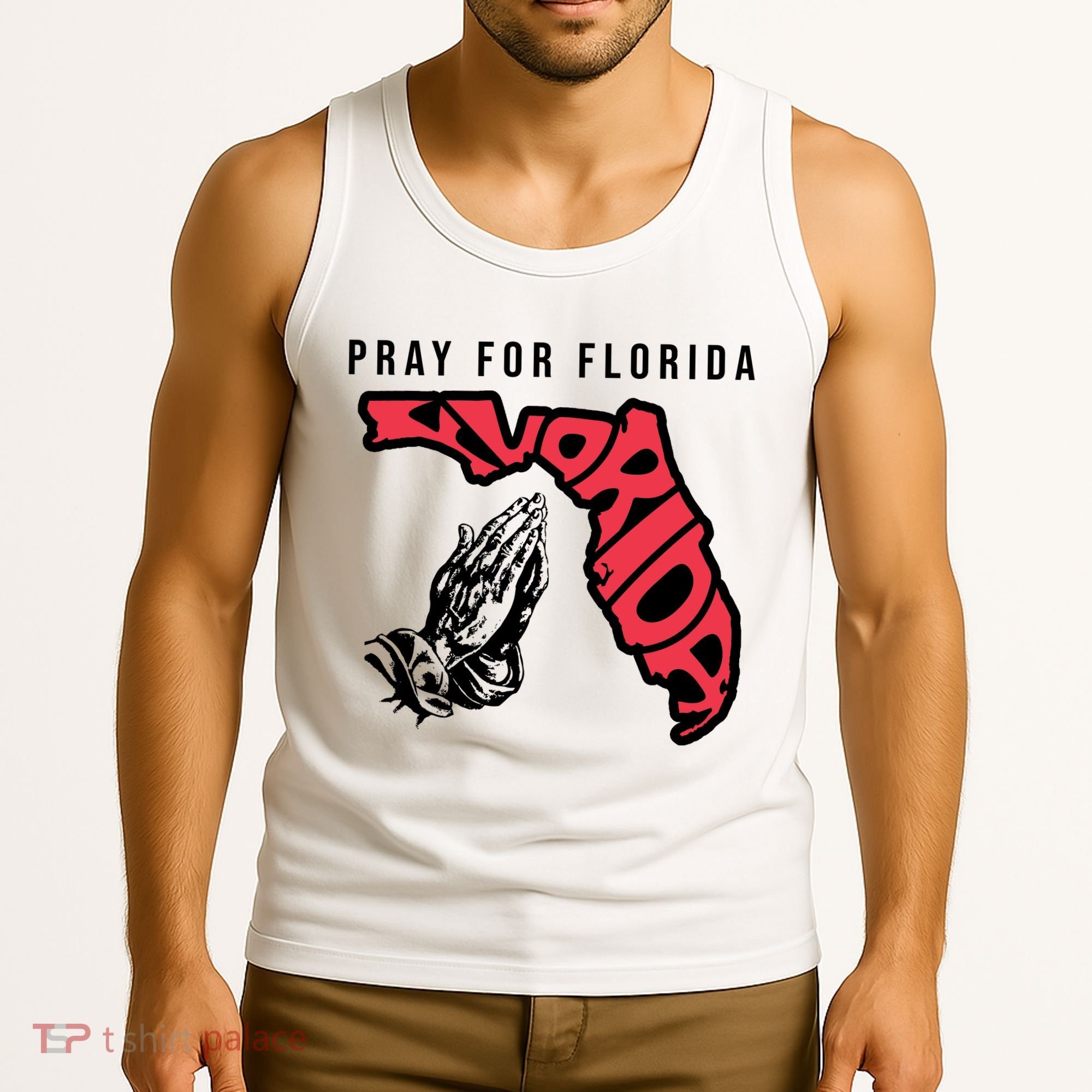 Pray For Florida Hurricane Milton Awareness Tank Top