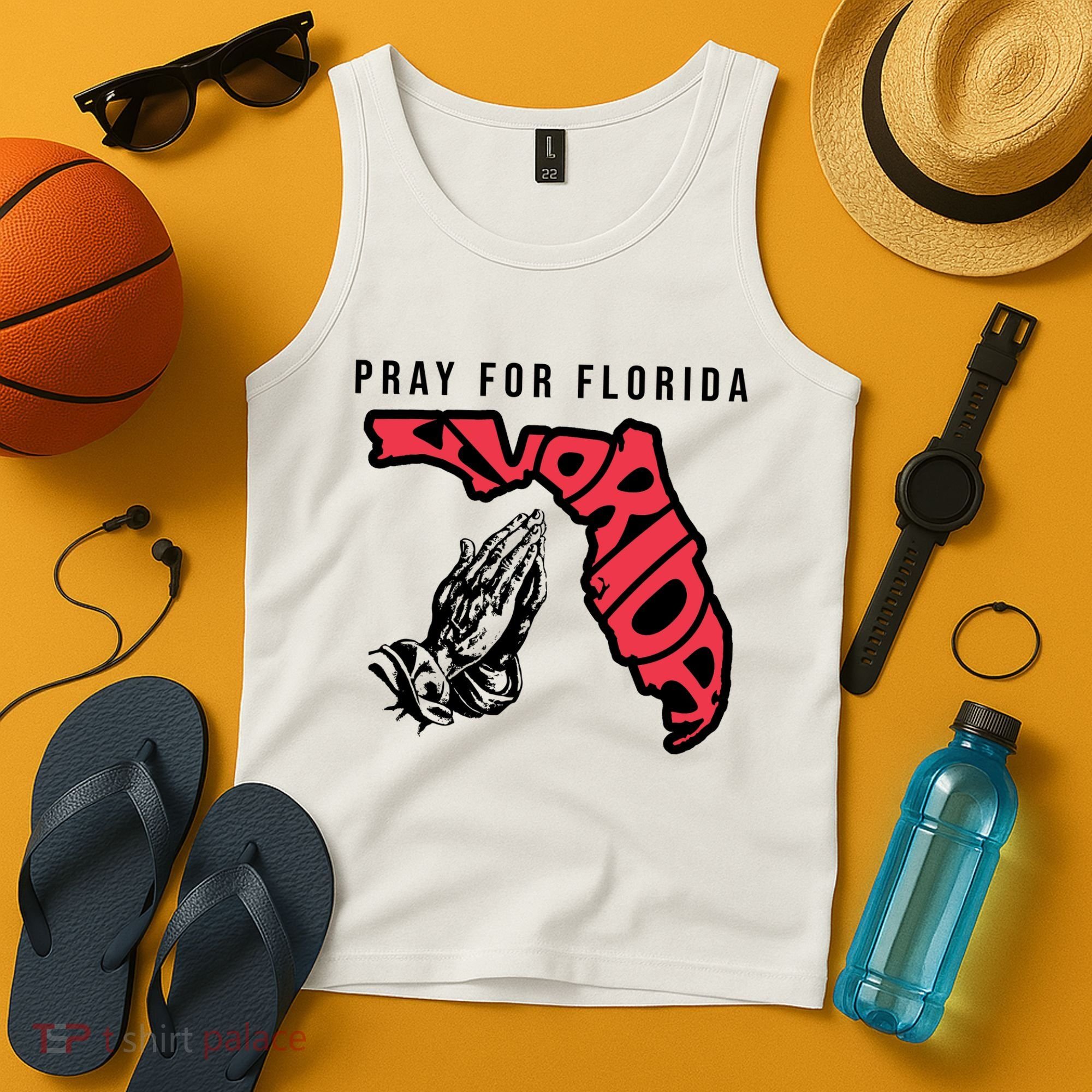 Pray For Florida Hurricane Milton Awareness Tank Top
