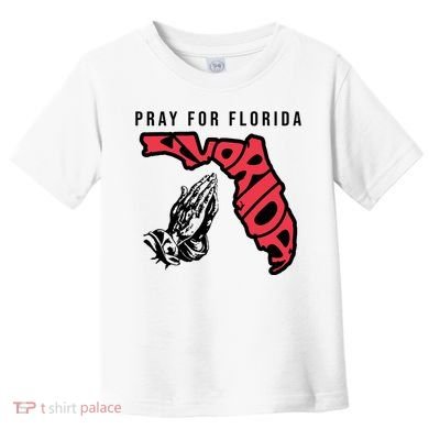 Pray For Florida Hurricane Milton Awareness Toddler T-Shirt