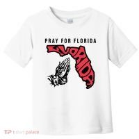Pray For Florida Hurricane Milton Awareness Toddler T-Shirt thumb 0