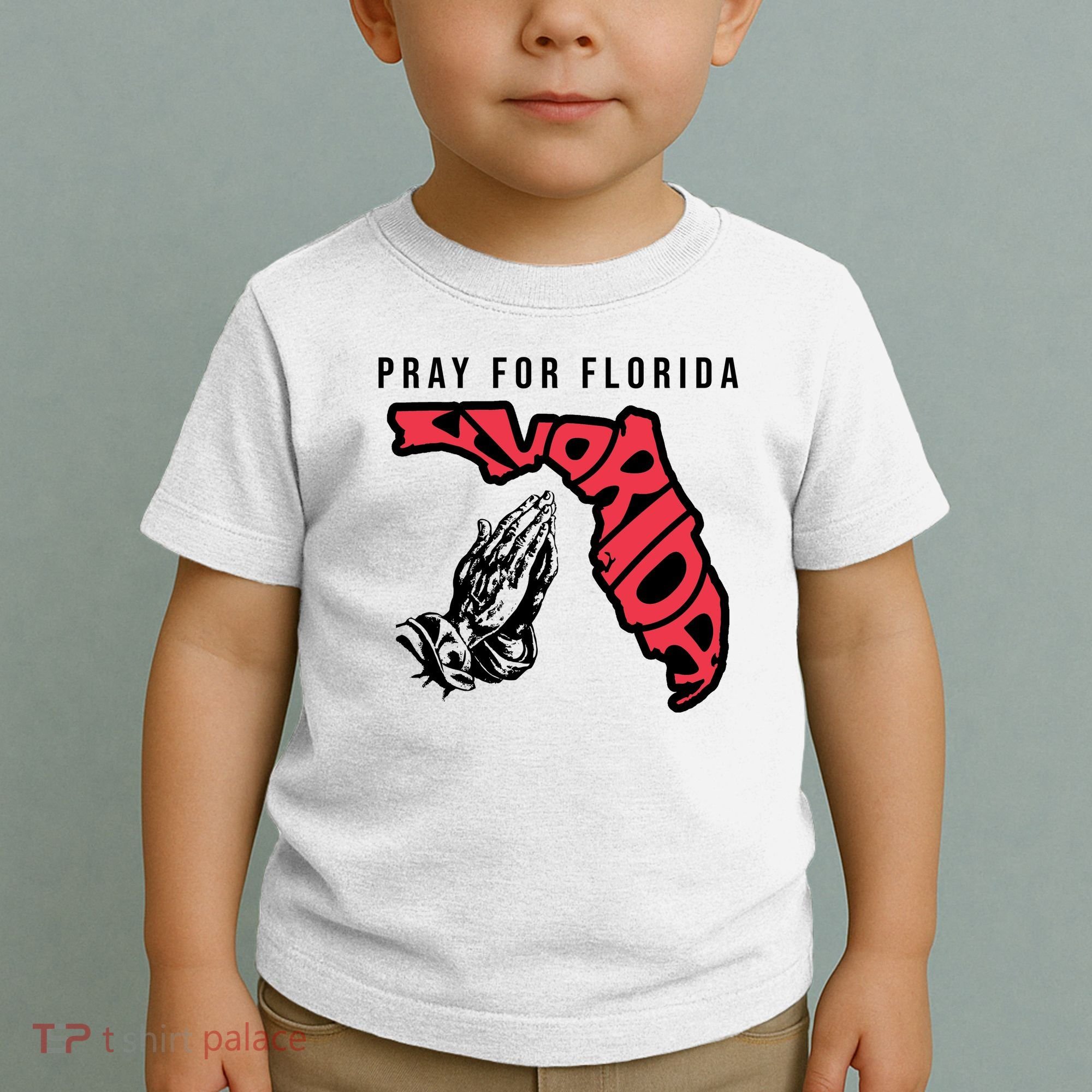 Pray For Florida Hurricane Milton Awareness Toddler T-Shirt